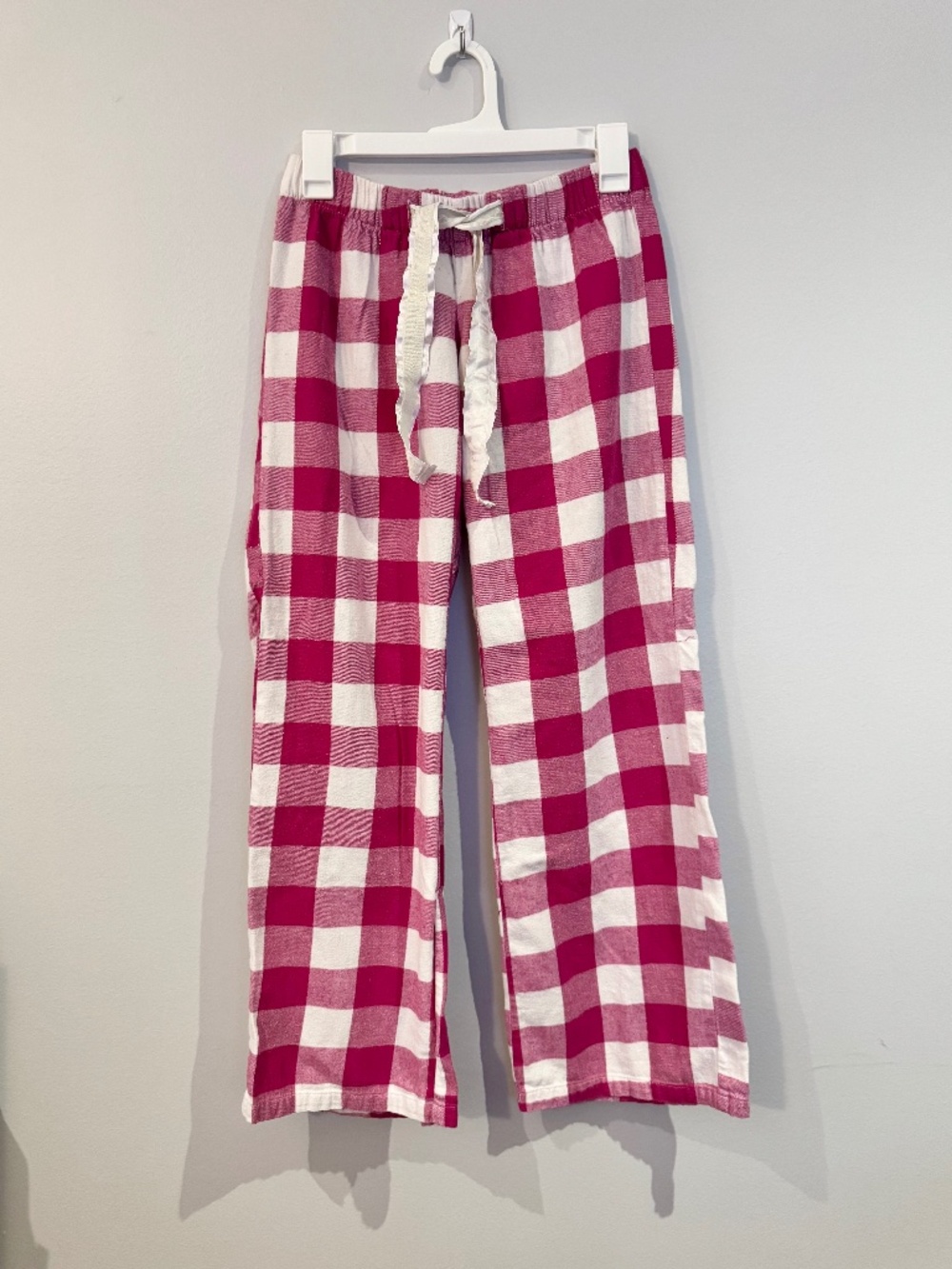 Old Navy Pink Gingham Plaid Flannel Pajama Pants XS